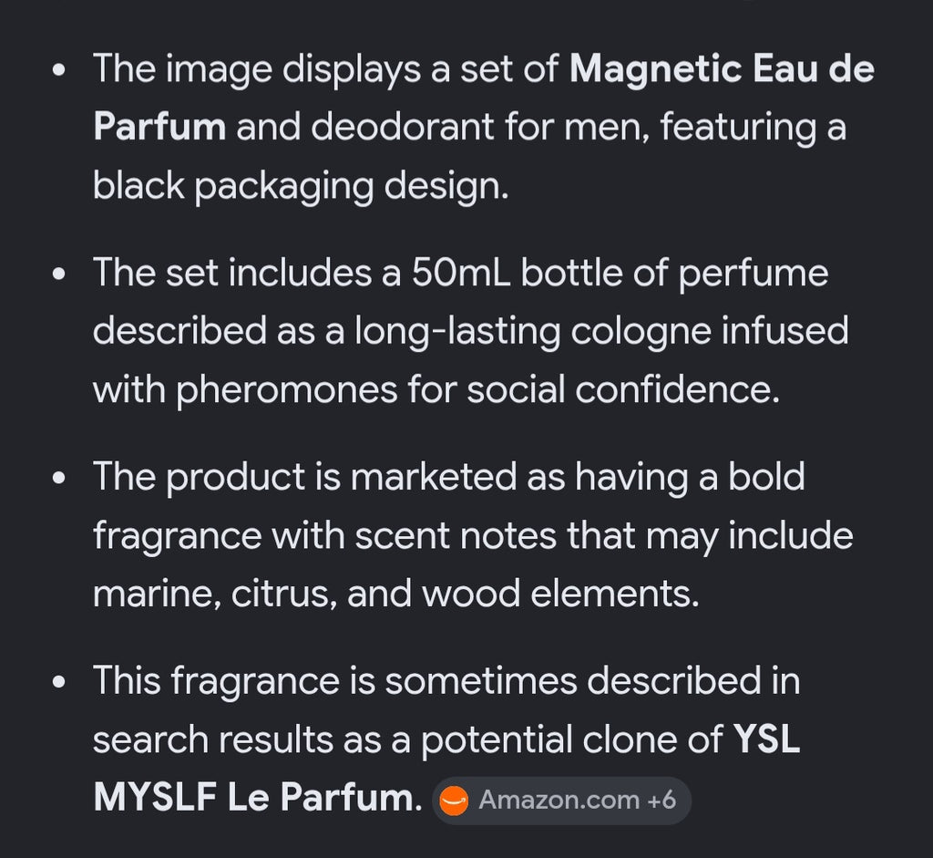 MAGNETIC PARFUM AND DÉODORANT SET FOR MEN