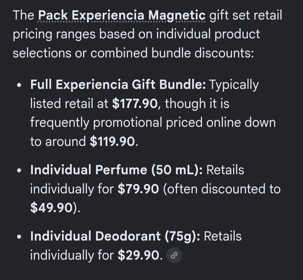 MAGNETIC PARFUM AND DÉODORANT SET FOR MEN