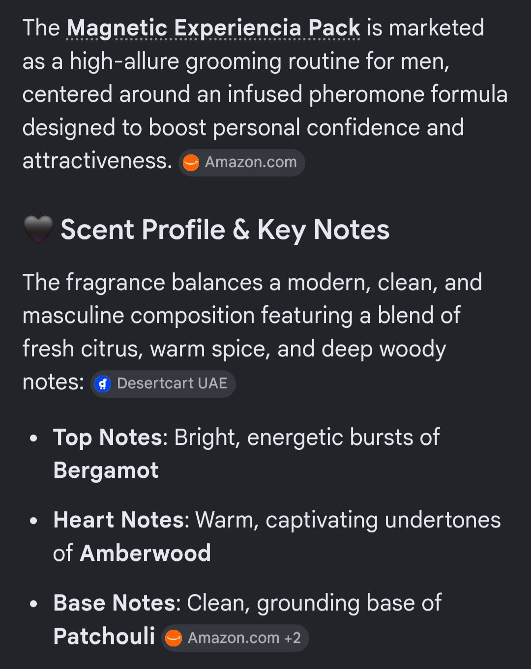 MAGNETIC PARFUM AND DÉODORANT SET FOR MEN