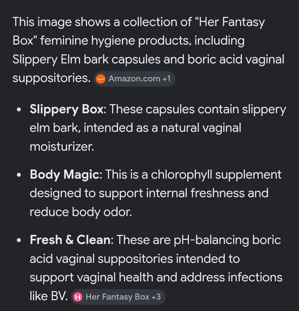 Female health set of 3 suppléments