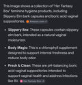 Female health set of 3 suppléments