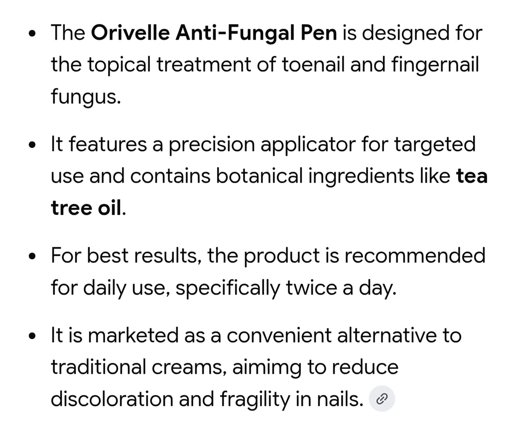 Orivelle anti fungal pen