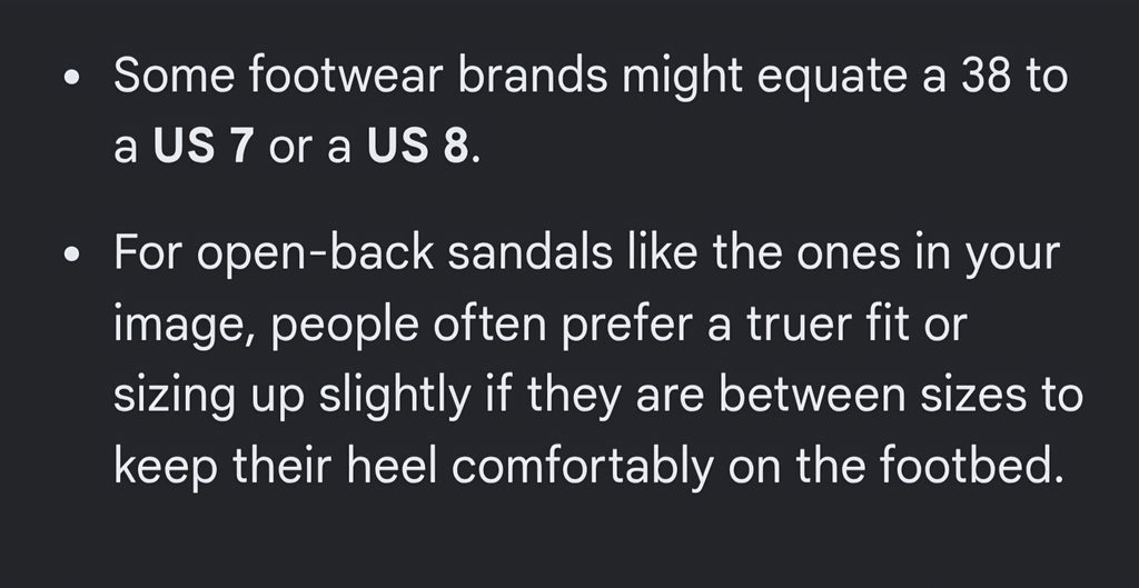 White flat sandel