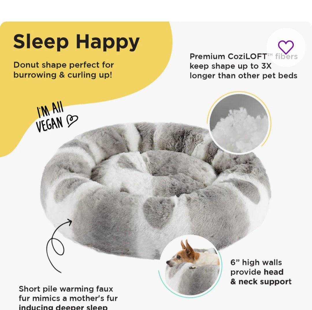 Best friends fluffy soft pet bed