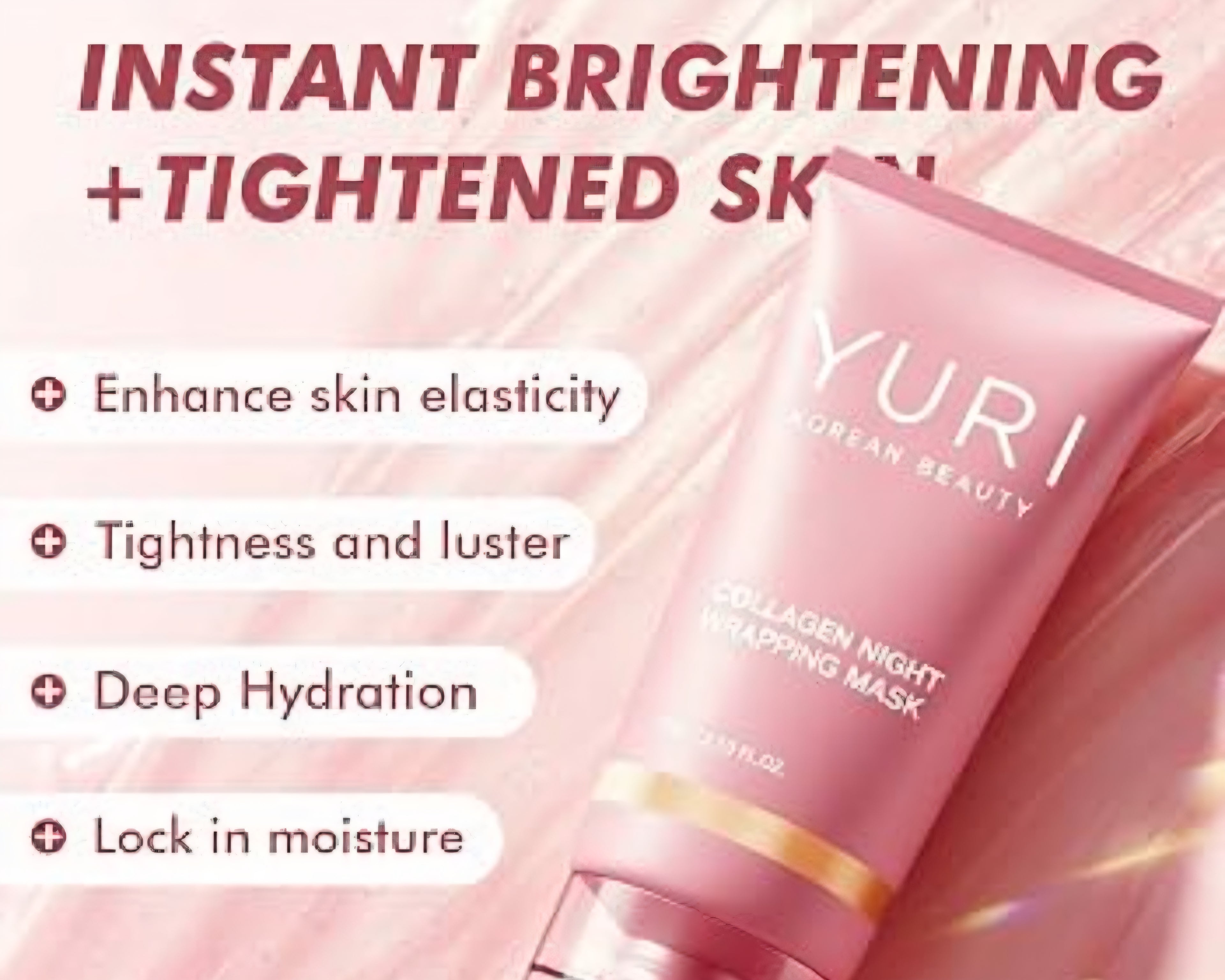 Yuri Night Wrapping Collagène Face Mask