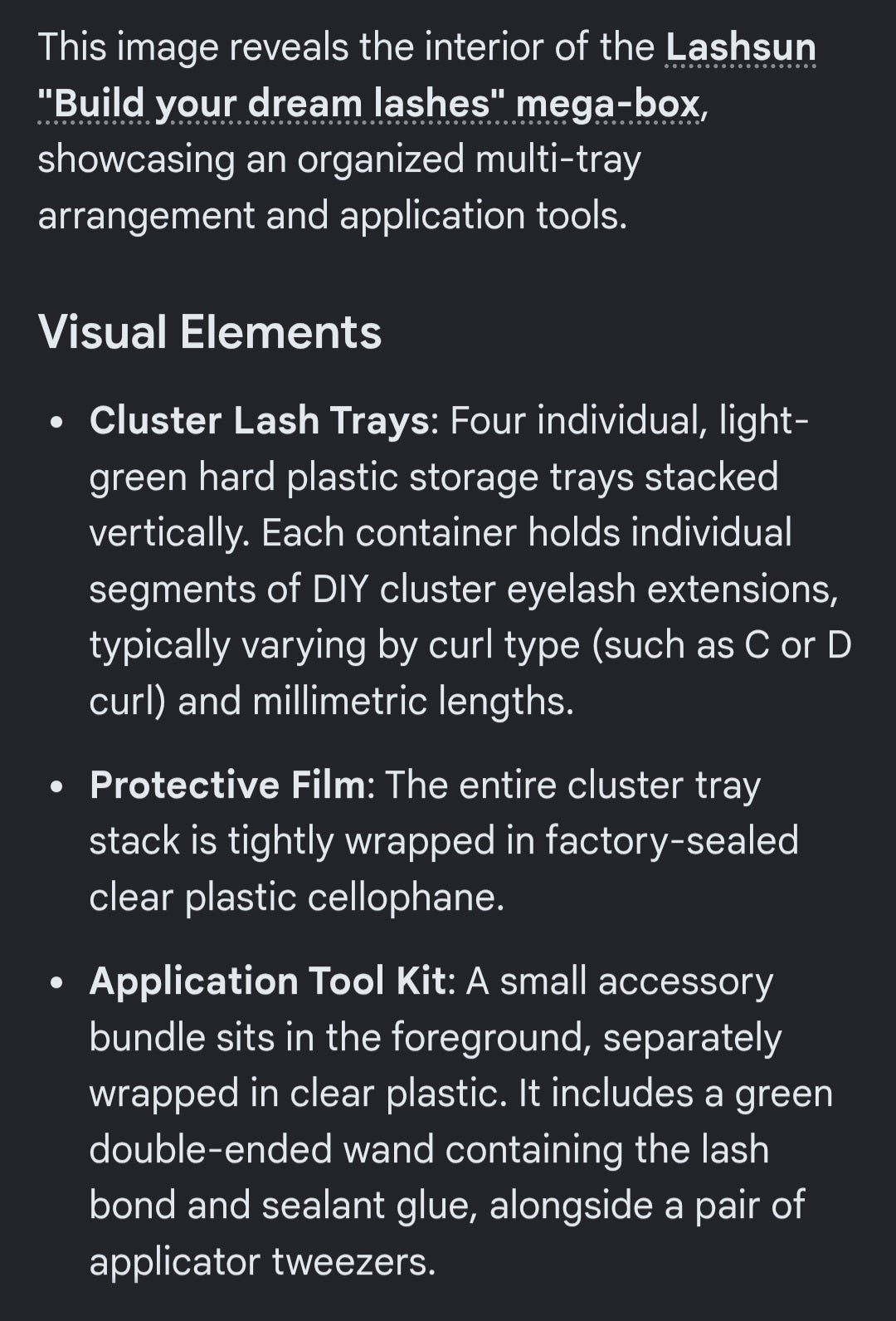 Build your own lashes méga kit from LASHSUN