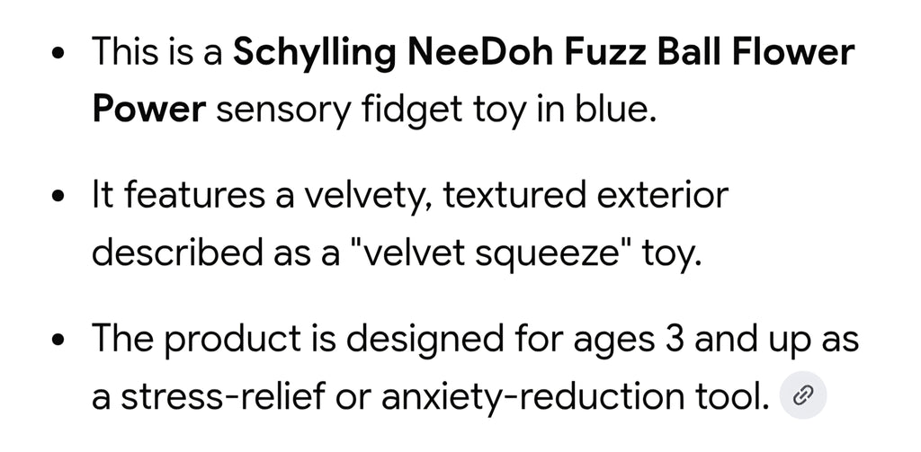 Blue Fuzz Ball velvet squeeze