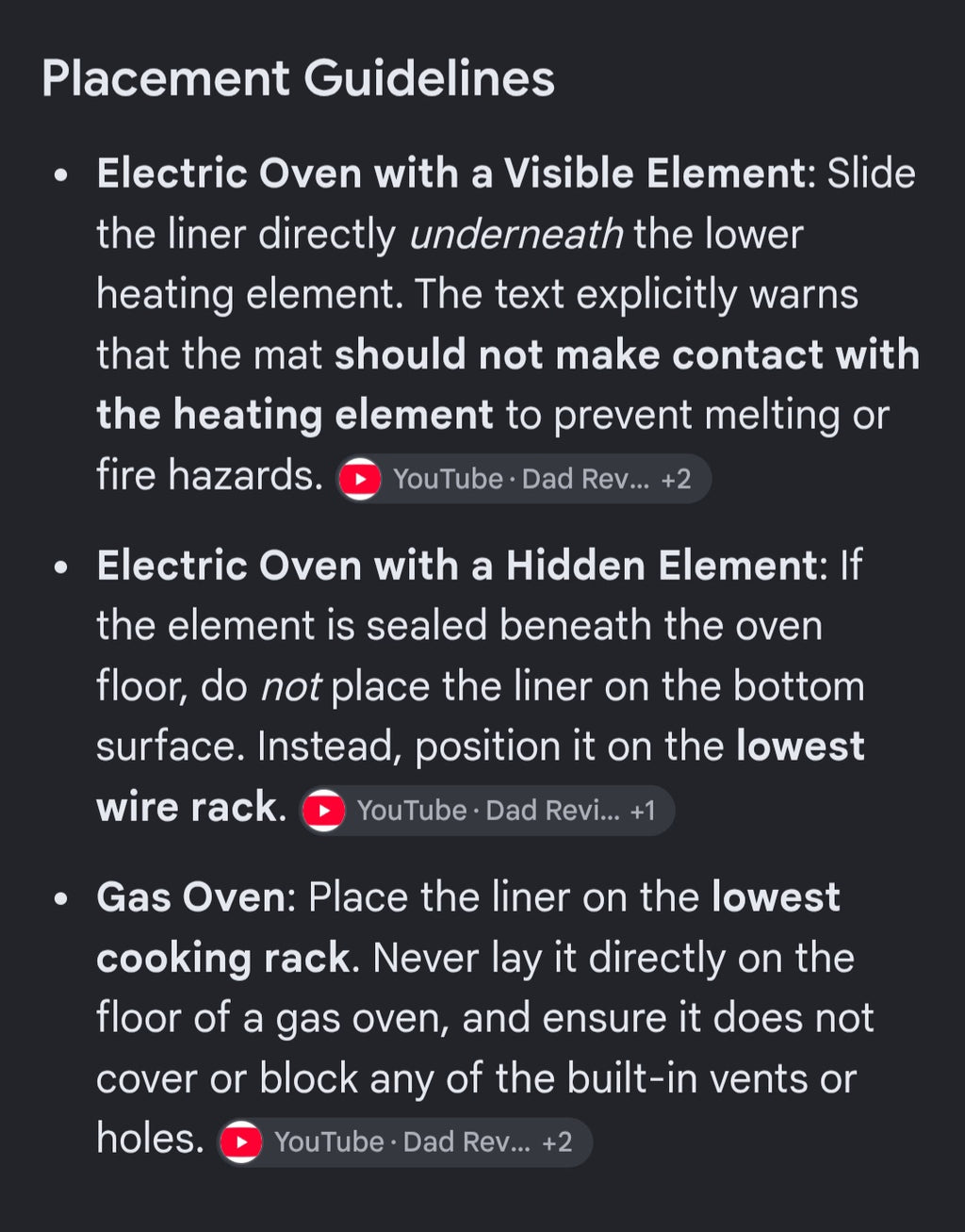Oven liner for stove