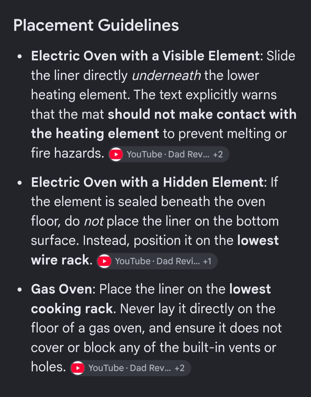Oven liner for stove