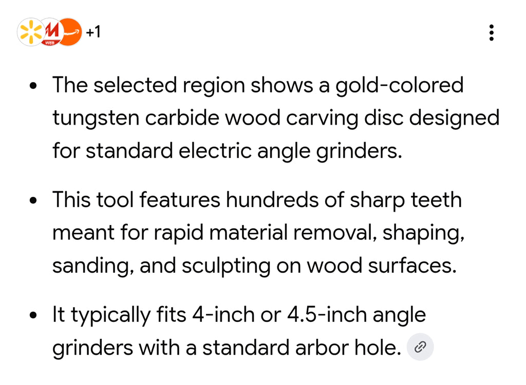 Wood carving disk × 3