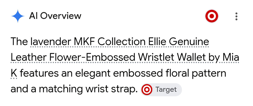 MKF Elli  Lavender wristlet / wallet