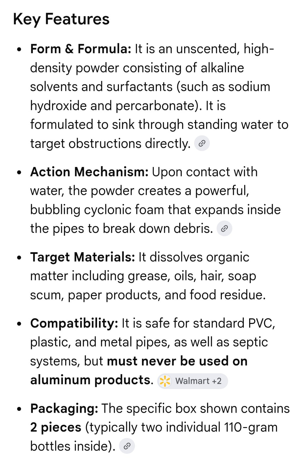Wild tornado drain cleaner 2 pack