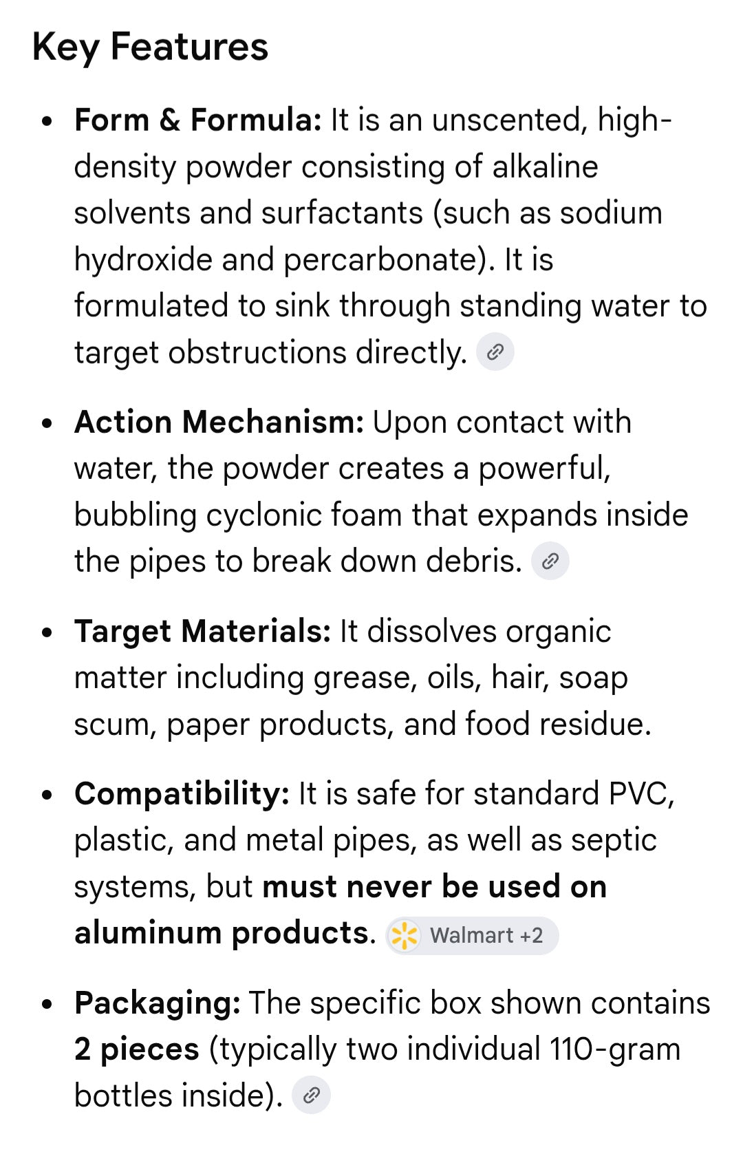 Wild tornado drain cleaner 2 pack