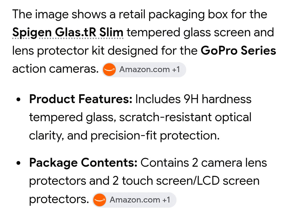 GLAStR slim Go Pro Series Lens protection touch screen protection