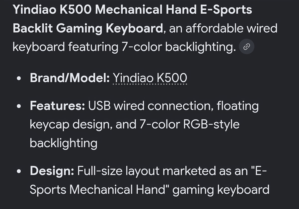 K500 yindiao keyboard