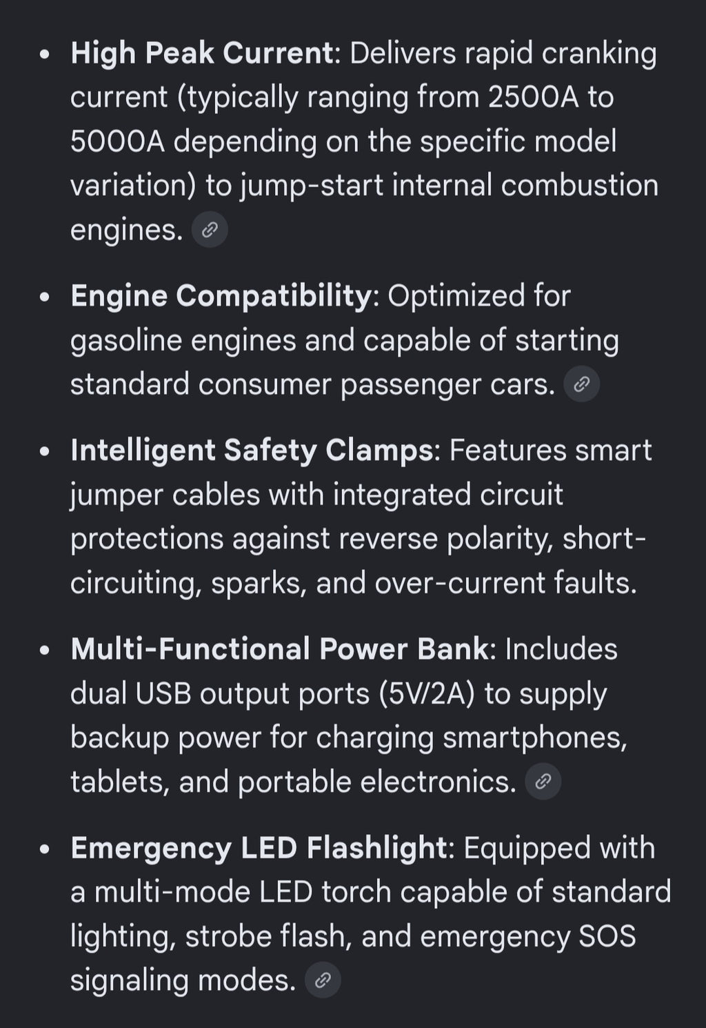 Car jump starter