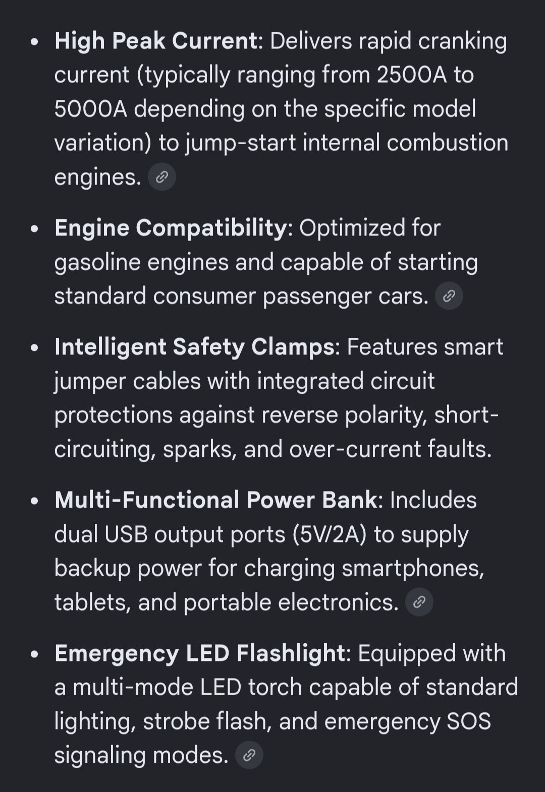 Car jump starter
