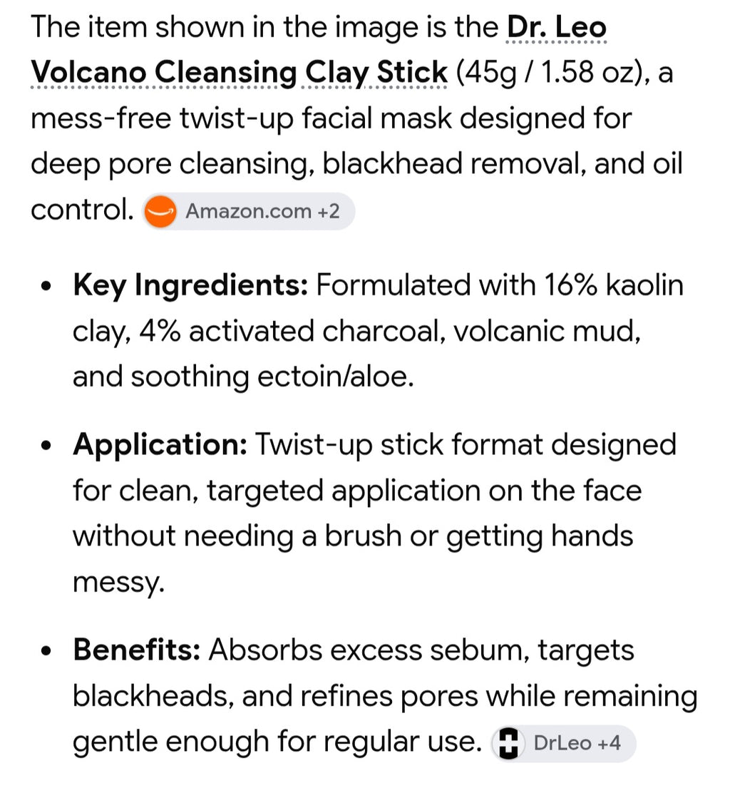 Doc Léo skin care set 2 products one price