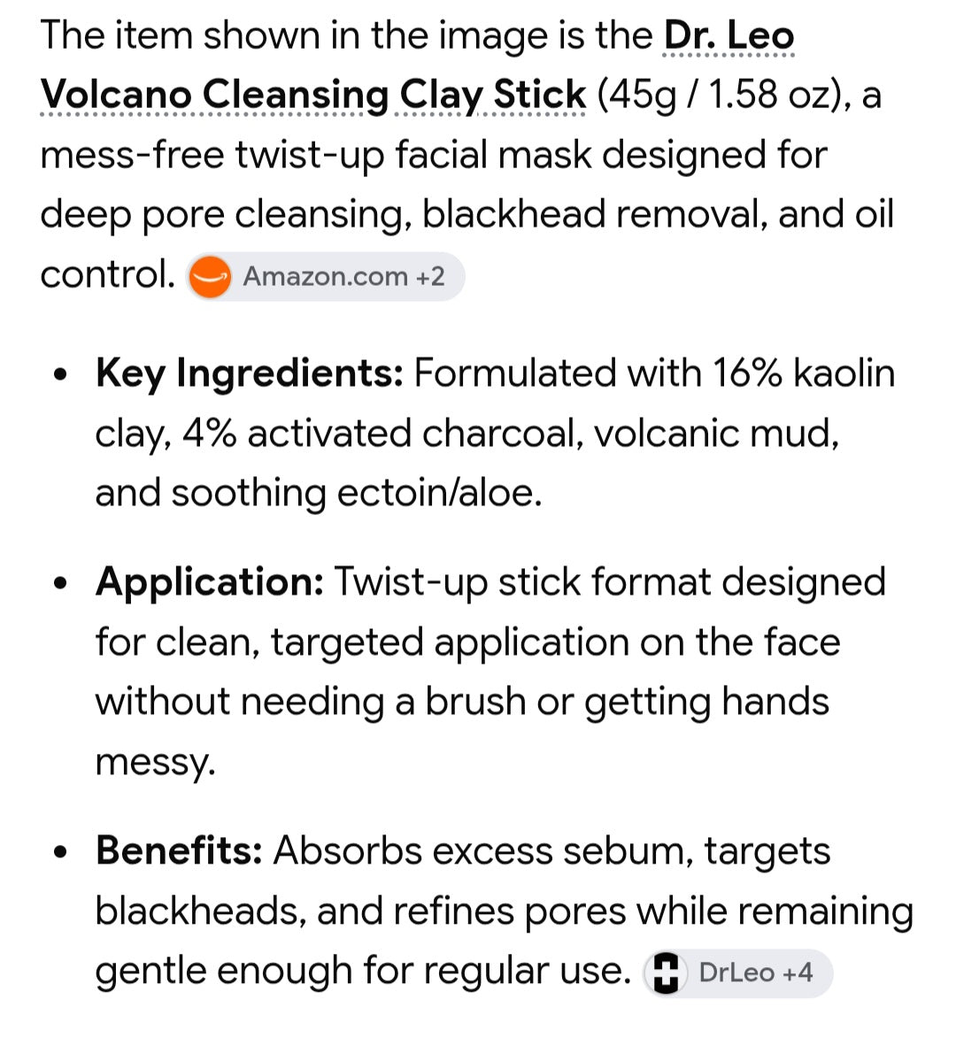 Doc Léo skin care set 2 products one price