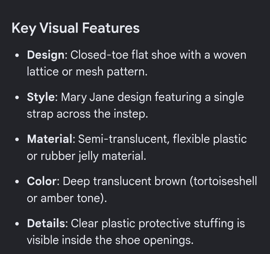 Jelly shoe
