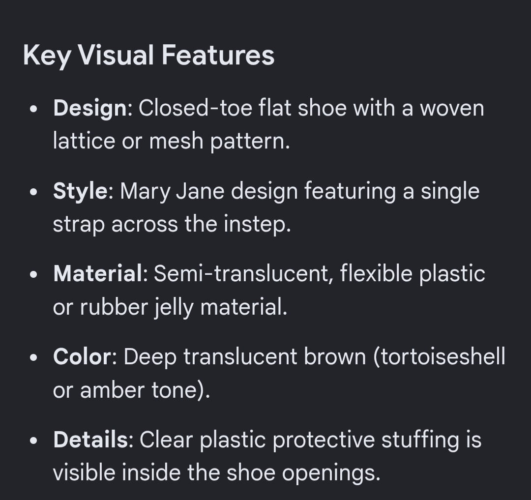 Jelly shoe