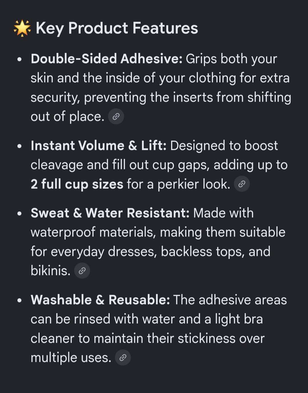 Snowy size A sticky bra double sided