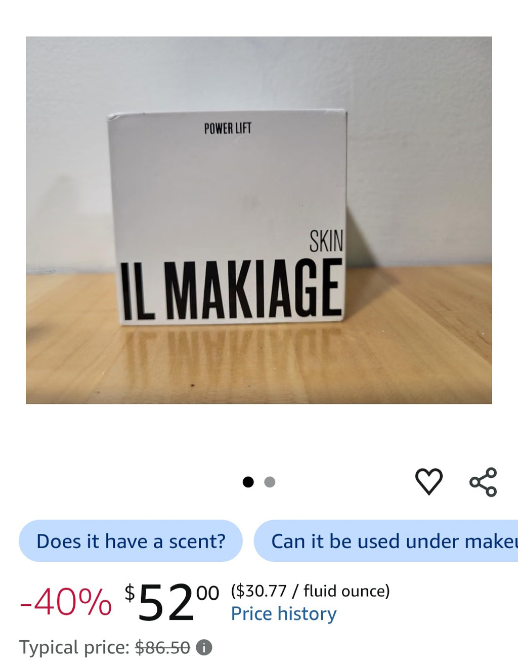 IL MAKIAGE  SKIN POWER LIFT CREAM WITH KABUKI BRUSH