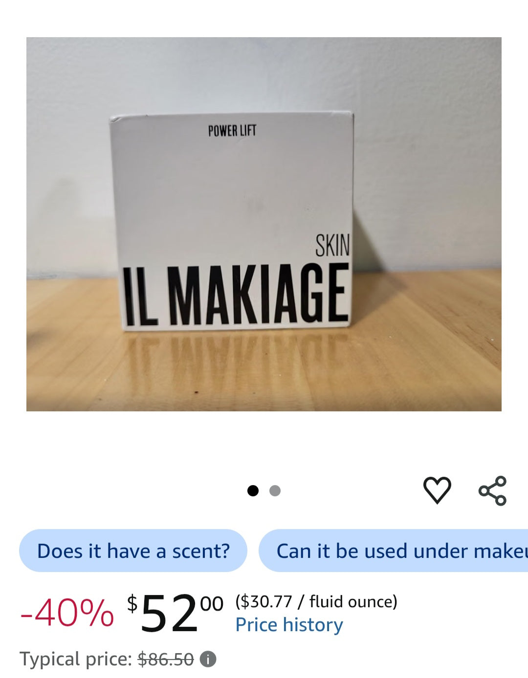 IL MAKIAGE  SKIN POWER LIFT CREAM WITH KABUKI BRUSH