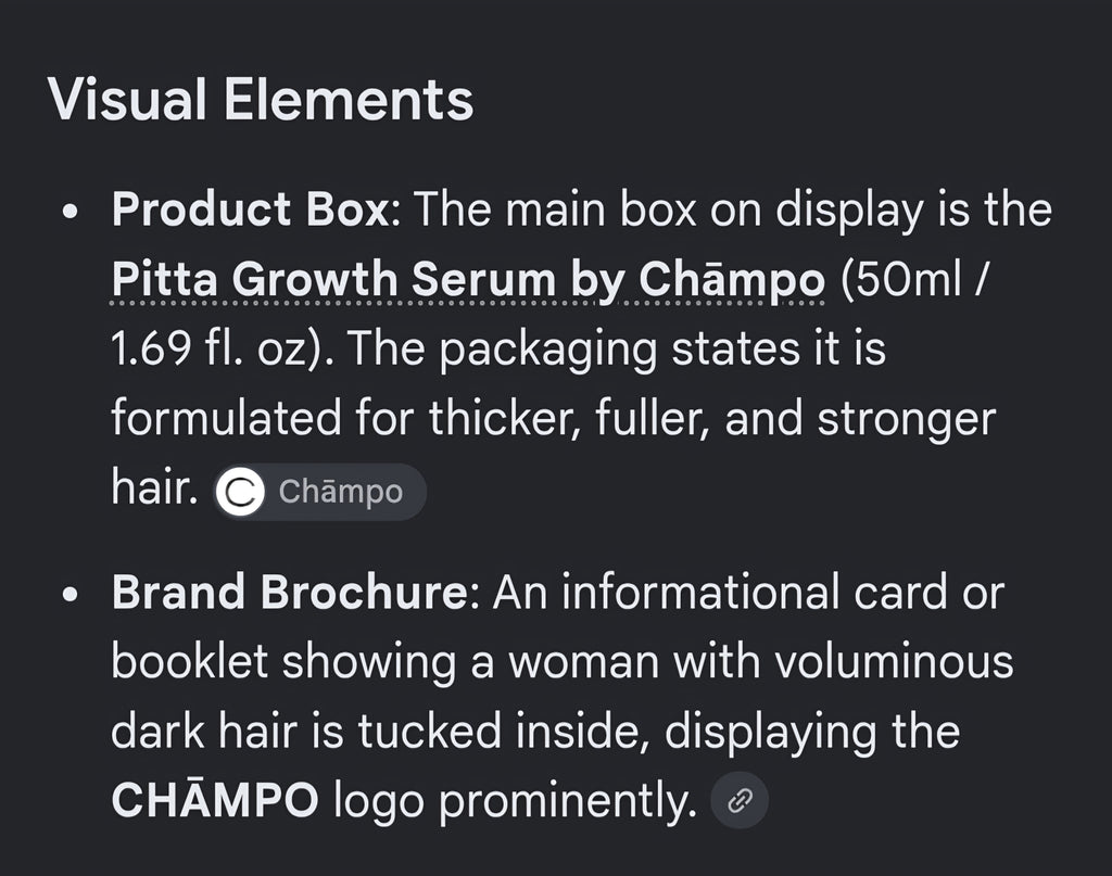 CHAMPO for thicker fuller hair serum