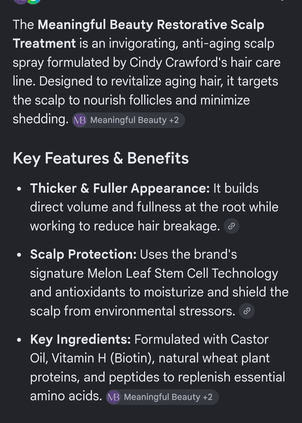 Meaningful Beauty scàlp treatment and glowing serum and Age recvery night cream bundle