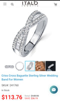 ITALO Jewelry ring size 8