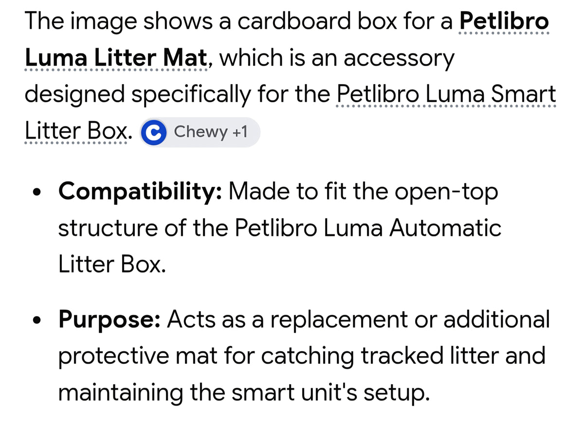 Petlibro LUMA Litter Mat