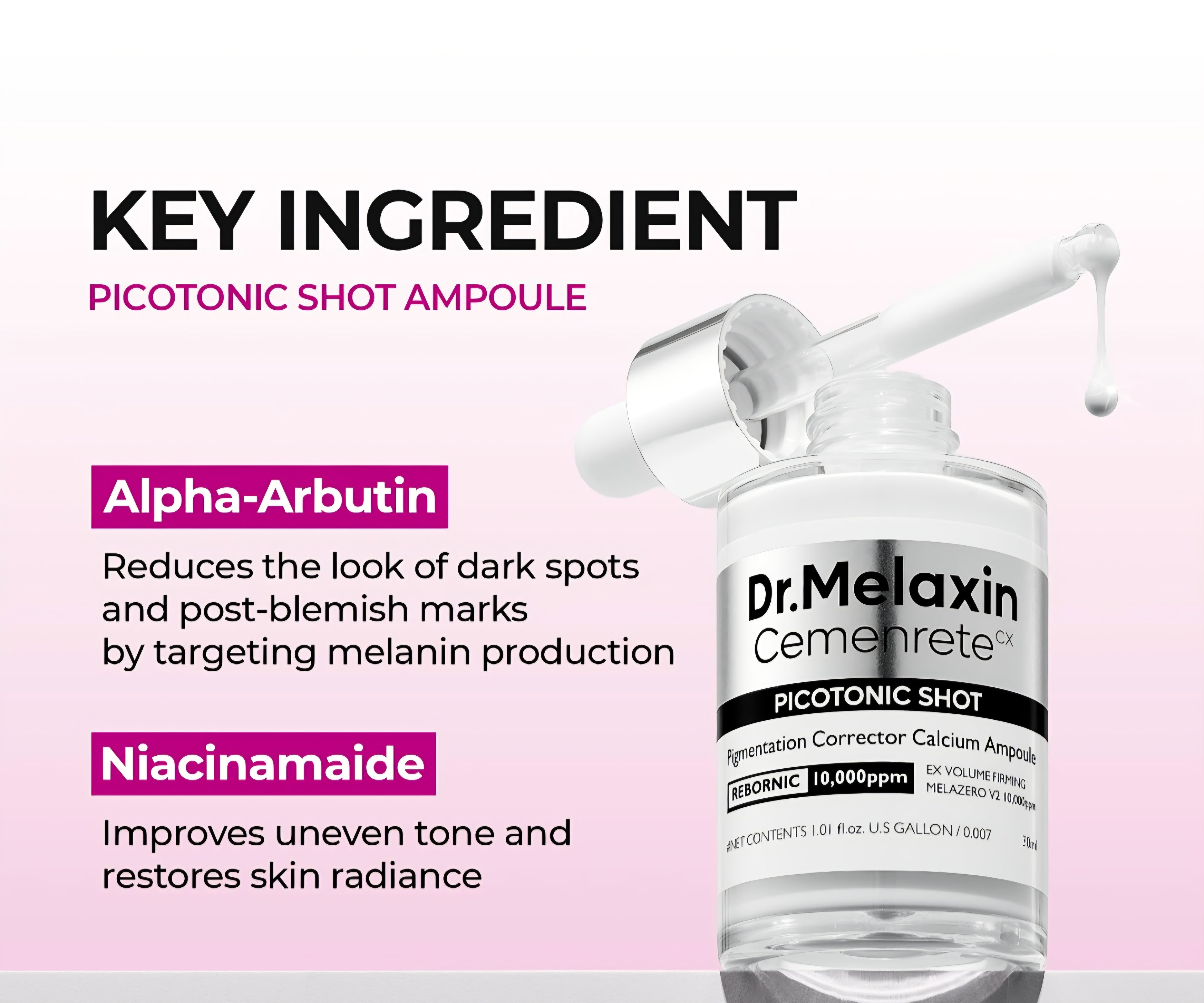 Dr.Melaxin picotonic shot pigmentation serum