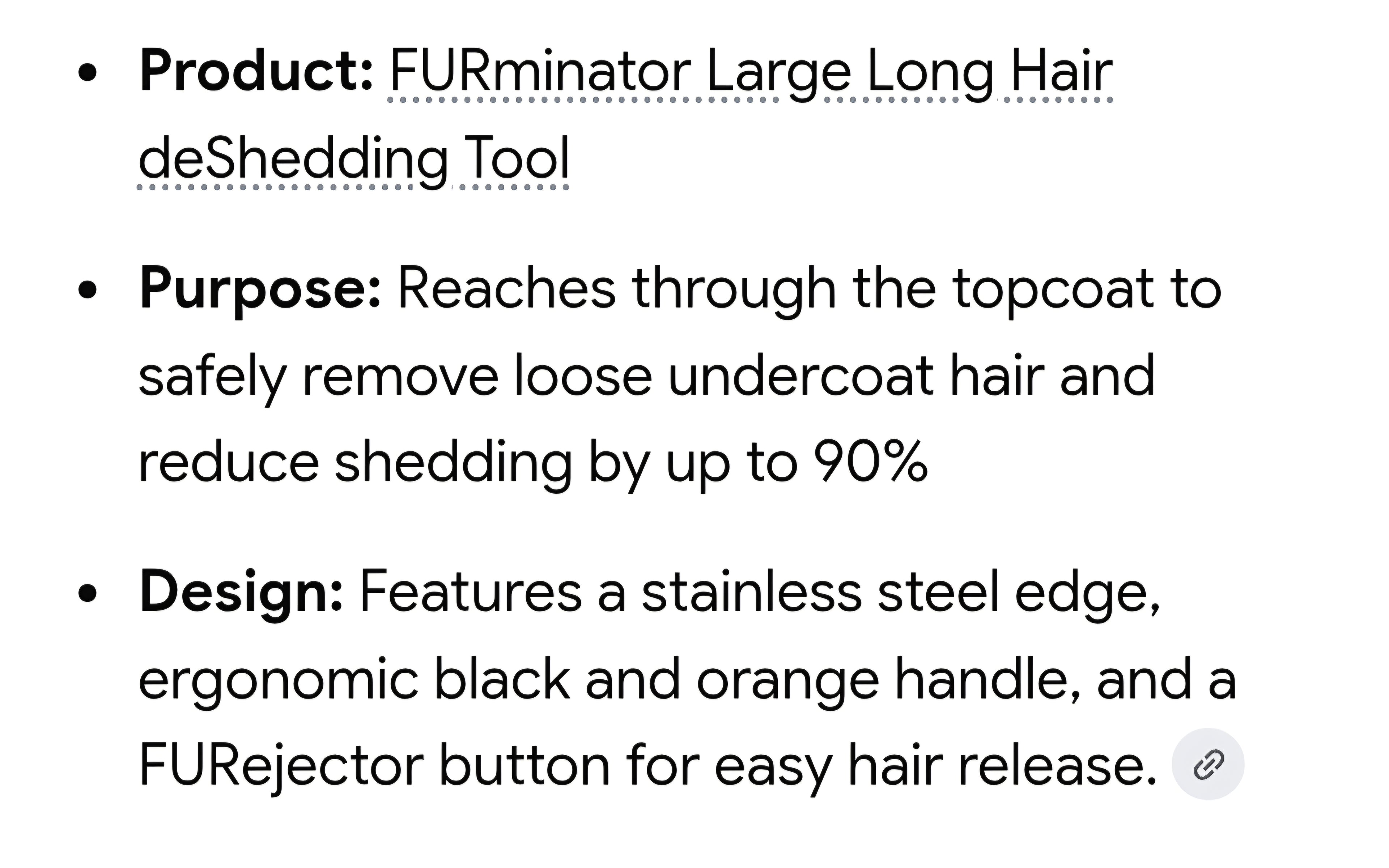 Furminator long hair