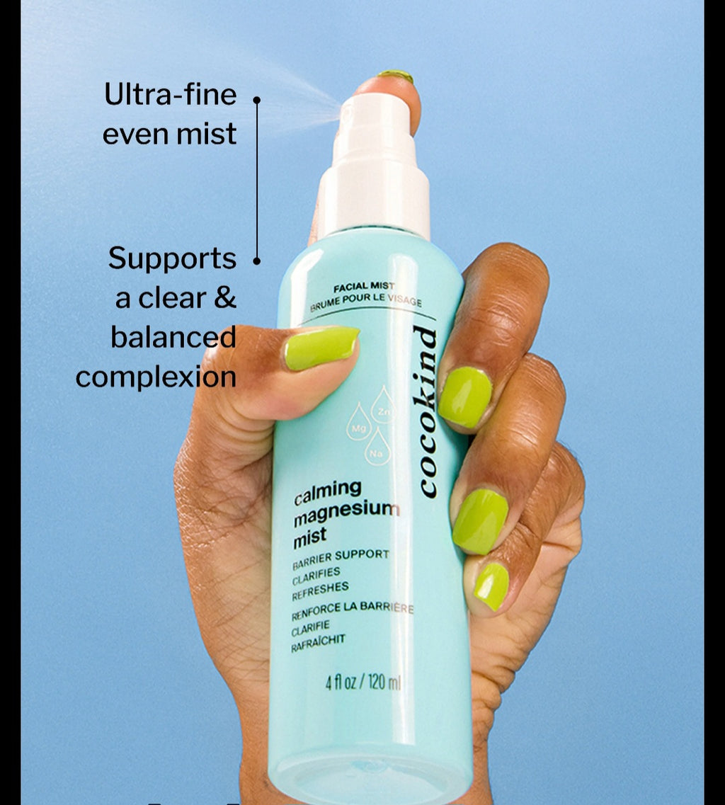 BASED Sea salt spray for hair and Cocokind calming Magnésium mist for skin bundle 2 for one price