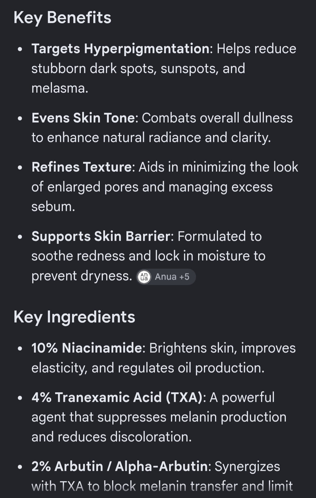 Anua 10+ serum