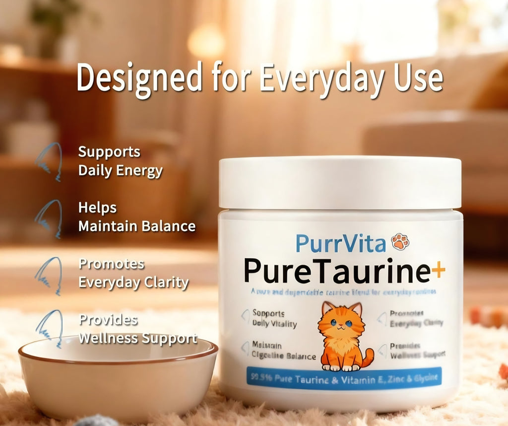 Purvita pure taurine supplément for cats
