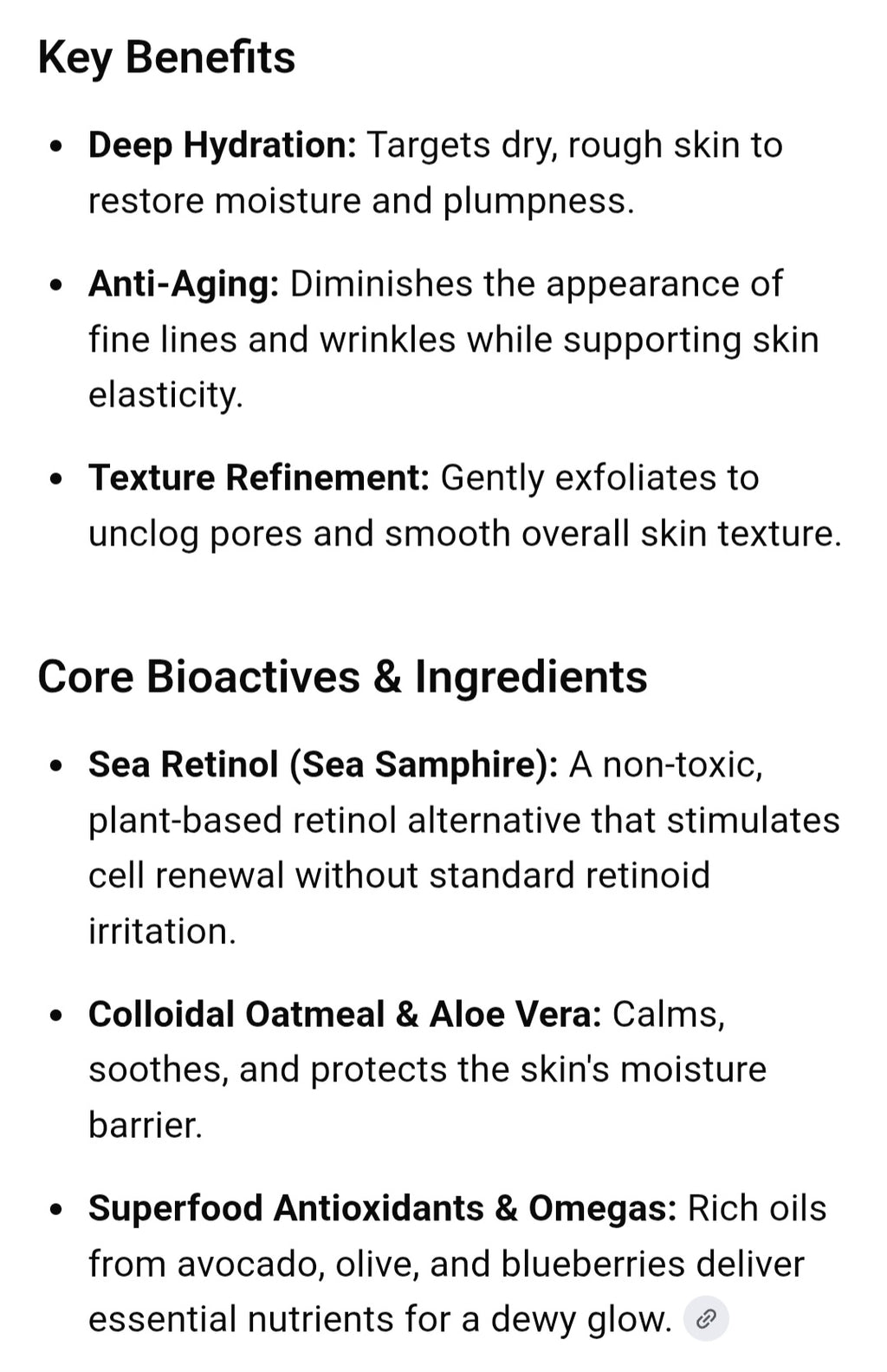 From ipsy : Earth Harbor siren silk hydrating cream
