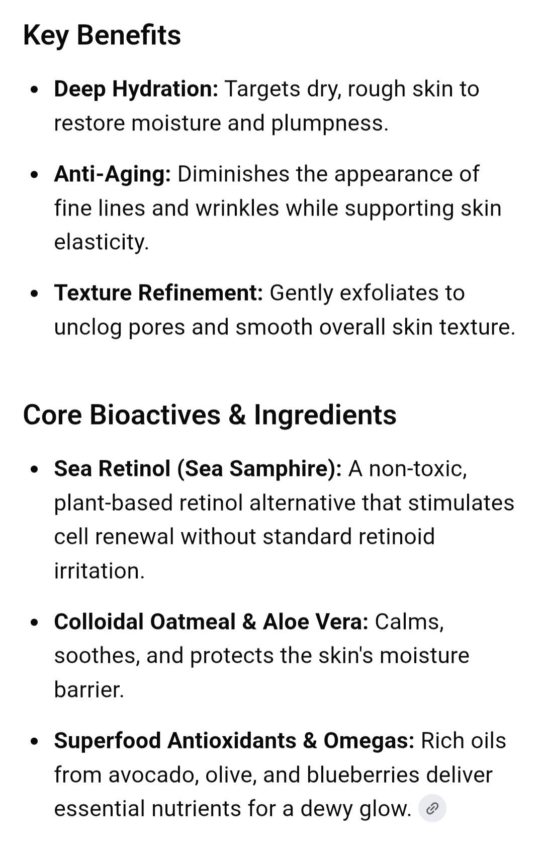From ipsy : Earth Harbor siren silk hydrating cream