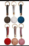 Bag charms pink sparkle