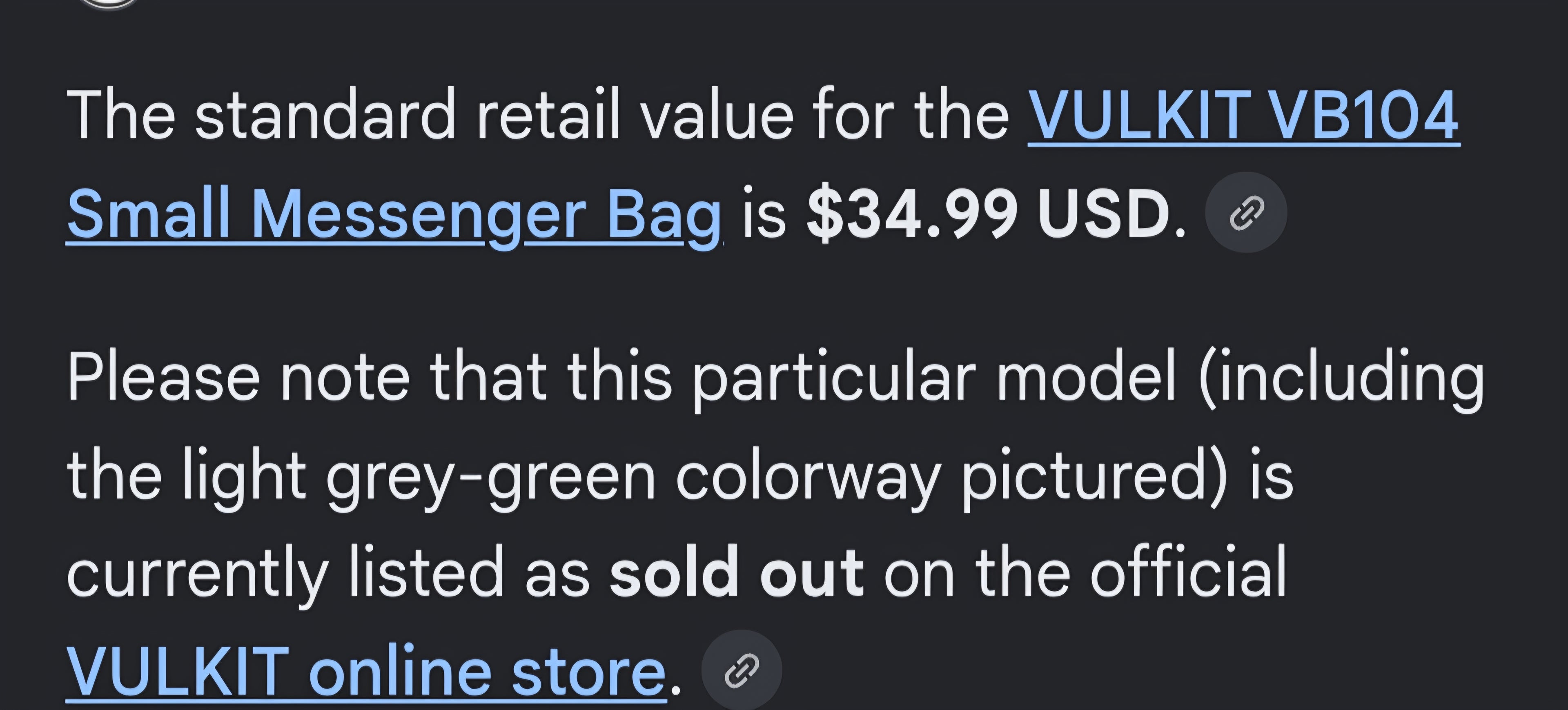 Vulkit crossbody with strap