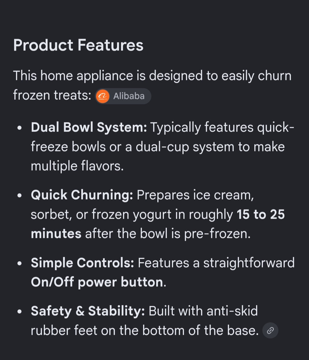 Ice cream machine Maker