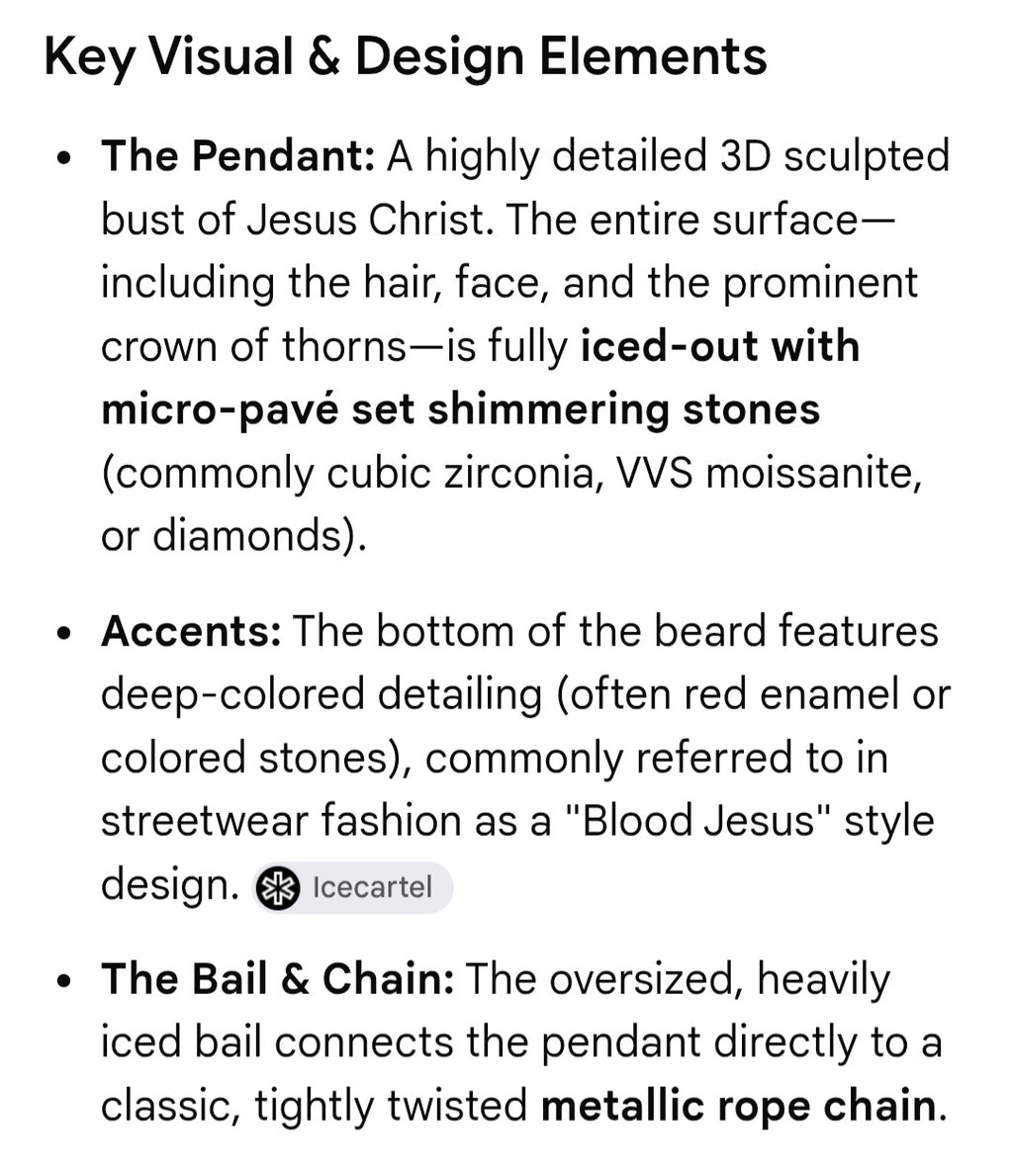 Blood of Jesus necklace