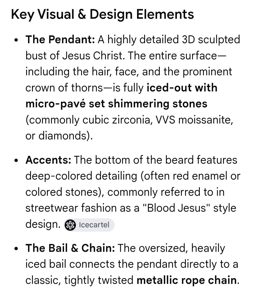 Blood of Jesus necklace
