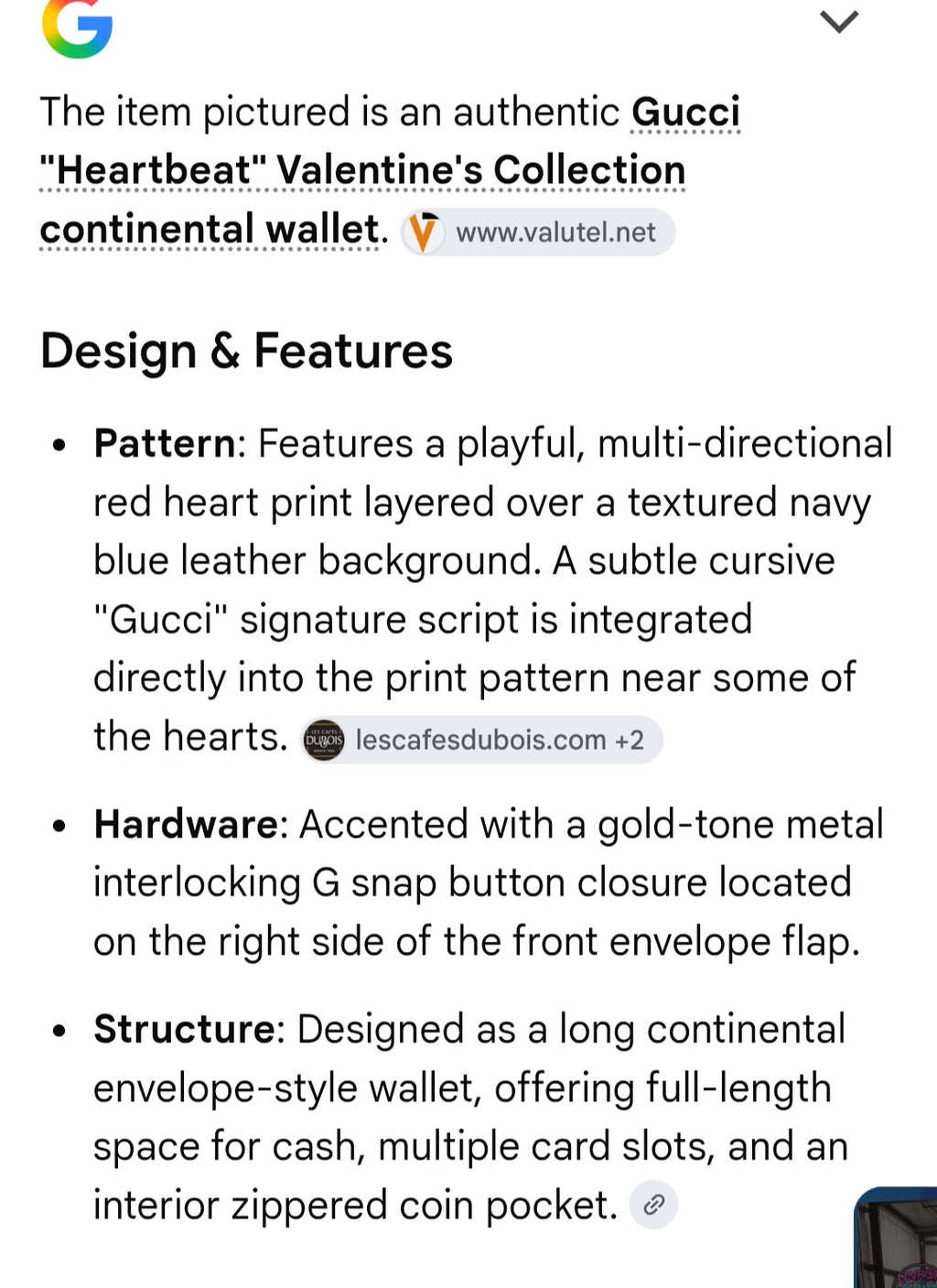 Gucci wallet / never used