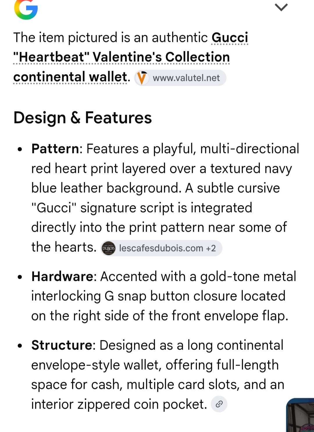 Gucci wallet / never used