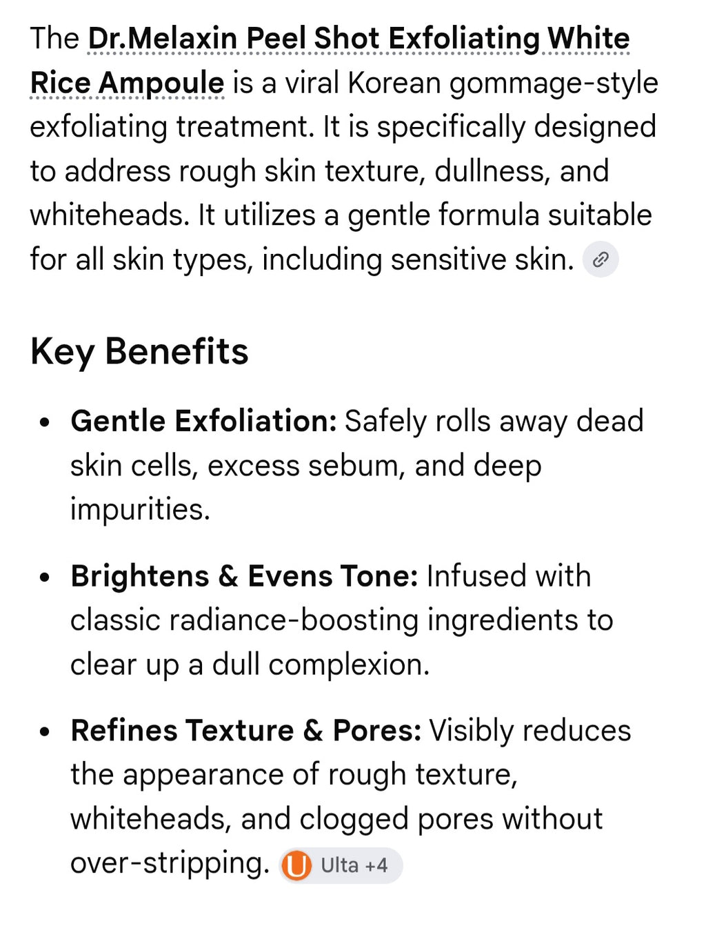 Dr.MELAXIN bundle of 4 full size products calcium volume cream , peel shot, body and foot tumeric spray, body cream