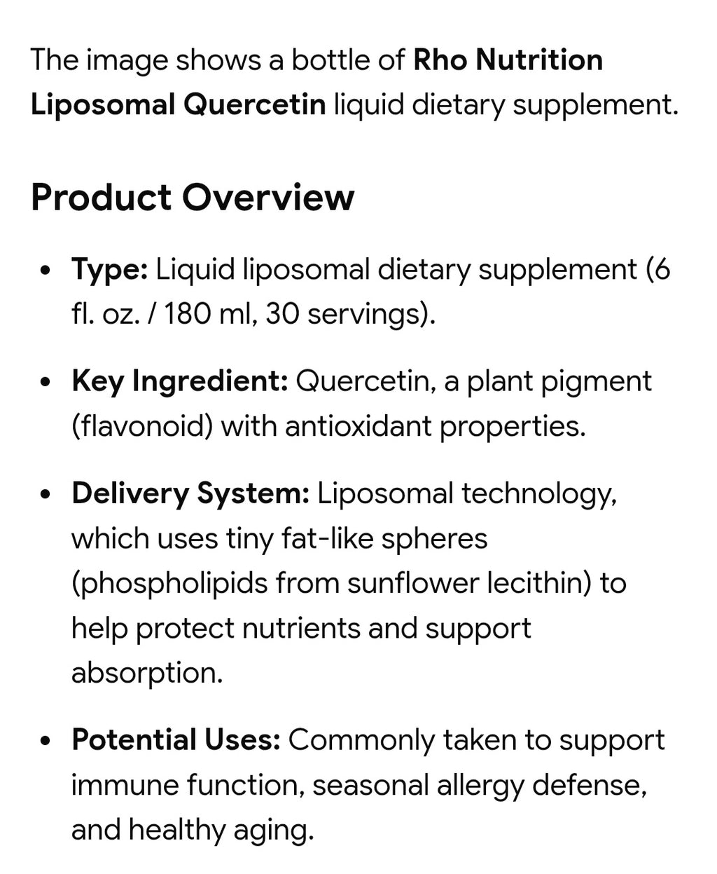 RHO Nutrition bundle 6 full size products with serving spoon and papers