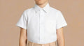 Azazie brand boys size us 6 short sleeve dress shirt and black short set