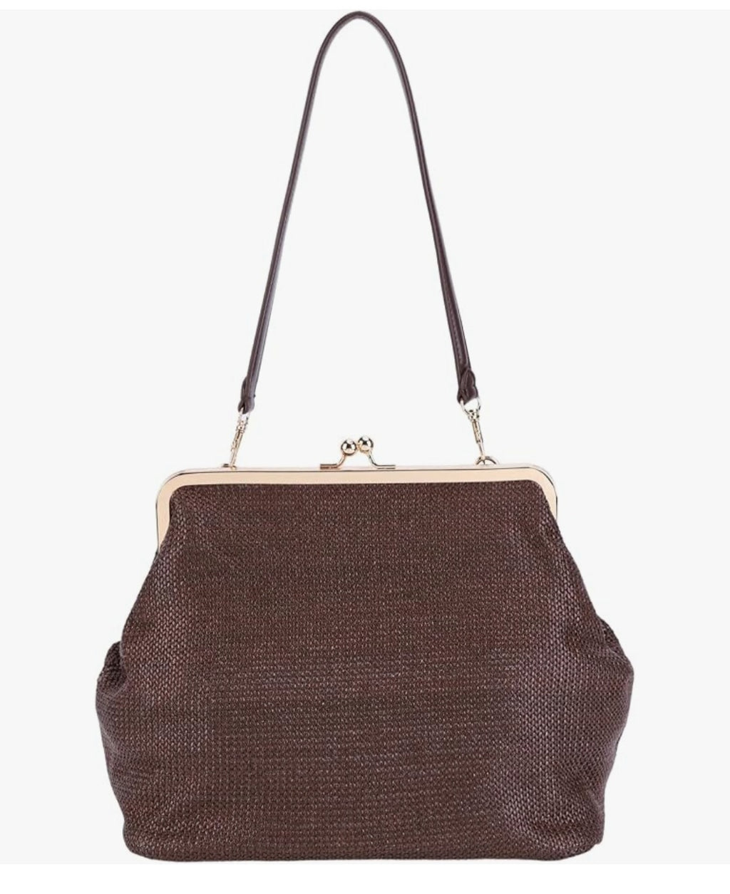 Kiss lock inspired bag